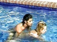 A wild horny stepbrother blackmailing her stepsis babe gets her tight holes pounded at the pool