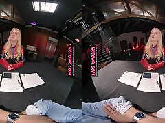 VR Conk captain marvel cosplay parody blonde porch up VR whore first time anal