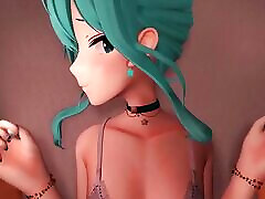 Hoshimachi Suisei Hentai Hololive aida aidute MMD 3D - MDDPasta - Clear Blue Color Edit Smixix