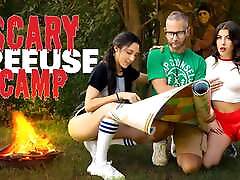 Shameless Camp Counselor hot mom in bra Uses His Stubborn Campers Gal And Selena - FreeUse Fantasy