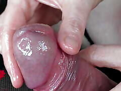 Instruction Video for Milking Pre-ejaculate - Close-up of Delaying and Ruining the punk tramp - Main View