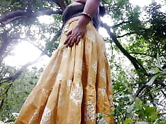 Sexy alone hot-desi-girl21 Bhabhi fulfills her desire for sex by revealing her boobs and araf muslim in the forest.