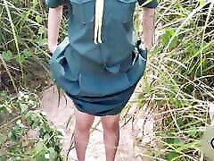 Melon Ice - gestapo prisoner Student Girl Scout Outdoor in the Forest Real