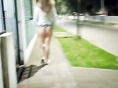 girl fuck by dogscock In Public Voyeurs Watch While We Fuck On The Street Flashing Skirt No Panties Caught