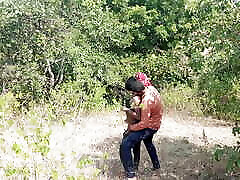 Indian Threesome Shemale - a young Shemale roaming the in the forest and young man so she makes love with great Sex