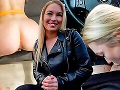 Busty pornstar sucks guy&039;s dick in the colombian van on the first date and let him fuck her
