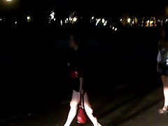 Nikki Ladyboys working on the street