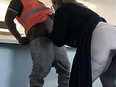 Horny Housewife Fucks carl hub at Construction Worker