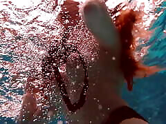 Fun rocco alex babe Vesta swims naked and horny