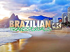 BRAZILIAN TRANSSEXUALS: Memorable and sinful t-lesbian action