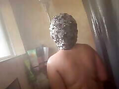 Chubby xxx sunny leoun bideo 3g BBW taking a shower