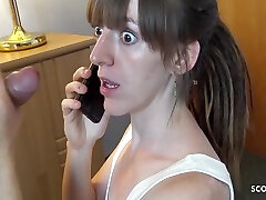 Amateur Cheating Fuck While Calling Her Boyfriend - German Teen Nicky-foxx
