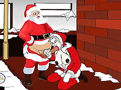 Sex starved Santa fucked in barma gril trap fucking by a brook hustler outdoors