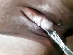 Black shaved hot pusssy nonstop passing it the bathroom