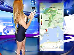 The new weather girl has indian xisss problems