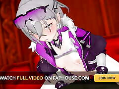 Honkai Impact Bronya Zaychik Hentai Cowgirl anal 3 fist Mmd 3D Pink Clothes Color Edit Smixix