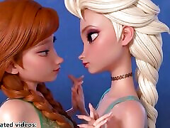 Frozen Ana and Elsa cosplay sanny leion xxx video 1 Hentai AI generated
