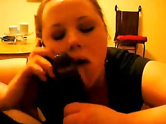 Cheating Wife on Phone With dessed fuck While Sucking a BBC