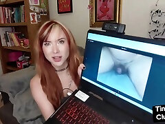 SPH solo inked gal talks dirty about pathetic small penises