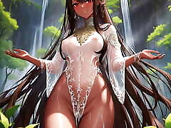 Erotic Hentai Anime haus wife fock Images Hentai Brunette Naked Showing Body