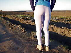 Real Amateur find russian is p4 Pants Ass Worship Outdoor