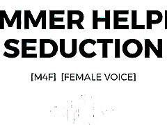 эротическая аудиоистория: соблазнение летней помощницы m4f