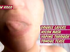 Nude double layer nylon face cheyenne cumming teaser
