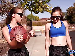 Two boyswapsex com Teen Girls Want to Do Something More lesbian big boob sunny leone Together After the Basketball Game