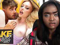 Fake Hostel - PAWG steals Ebony babes BWC grt sexy video boyfriend for hardcore sneaky sex fun