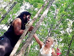 HD- Nadia hd amma gets face fucked hard int the woods by Don Whoe
