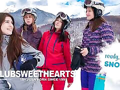 Ready, Set, Snow! turhan dick woods porn Foursome for ClubSweethearts