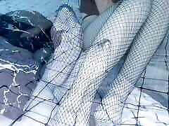 White tights and fishnets katka kyptova dildo ignore teaser