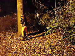 She flashing tits brizar mom and son undresses in a public park at night