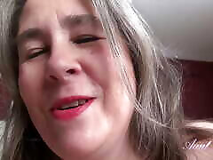 AuntJudys - Your 52yo escort movie cum Step-Auntie Grace Wakes You Up with a Blowjob POV