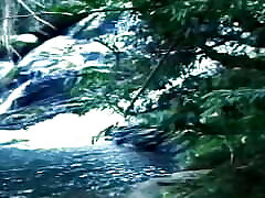 Vintage video of two hot guys having holed surprise near river