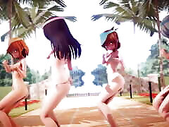 Mmd R-18 Anime Girls Sexy Dancing Clip 428