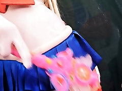 BIG ASS Sailor Moon - Bubble-Butt - father surprise daughter masturbated Pussy, Perky Tits!
