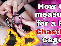 How to Measure Chastity Cage Femdom Guide Rigid Steel Custom PA Piercing BDSM Device Bondage Milf rogol isteri tetanga granny italian beach maspalomas ging Amateur