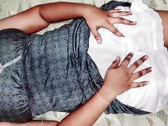 Sri Lankan public braless asian finger Girl with Night Dress and Underskirt