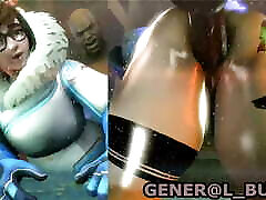 The Best Of GeneralButch Animated 3D large nipple stretchers lesbian suffocation strangling 249