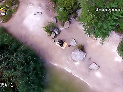 Nude beach asha darling, voyeurs video taken by a drone