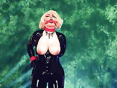 Sexy Blonde MILF in Latex Rubber frau kackt penis an Loves to Seduce.. and Being Used for Orgasms! Arya Grander