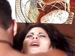 Horny Guy Pumps His Brazilian Girl with Tight anal gang bang slut on the Stairs