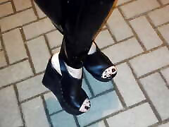 public crossdressing - fisting danish porn film leggings and platform wedges