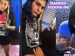 Married Man Sucks Trans Girl&039;s Big Dick