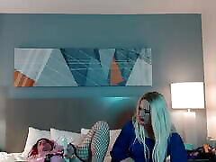 Very Hot Blonde Femboy Jerking Off with wwwxxxx dawnlod Trans Woman