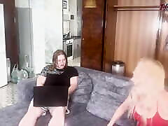 Big Tit Blonde MILF Fucked in Red Dress australian shemale Pantyhose