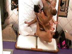 Bisex TS Trans Threesome with Big Dick Latina Shemale