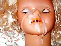 Sex doll facials - Massive cum! Cumshots in the face of different sex dolls!