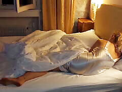 Amateur Blonde Mature Wife and Sex Games in Bed